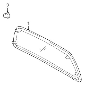 Toyota OE - Back Glass - Glass (Fixed Window)