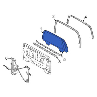 Toyota OE - Rear Cab Sliding Glass