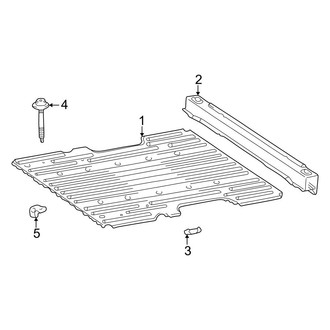 Toyota OE - Pick Up Box - Floor (Access Cab)