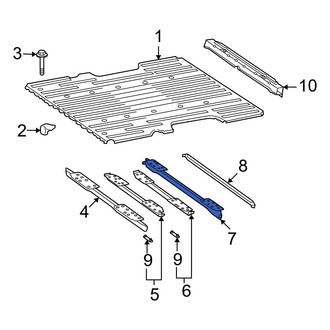 Toyota OE - Truck Bed Floor Sill Reinforcement