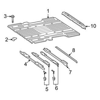 Toyota OE - Pick Up Box - Floor (Access Cab)