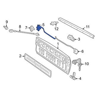 Toyota OE - Rear Right Tailgate Latch