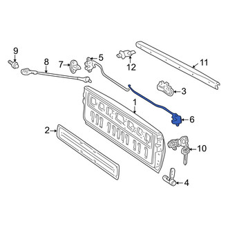 Toyota OE - Rear Left Tailgate Latch