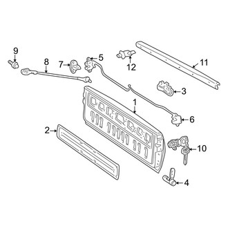 Toyota OE - Pick Up Box - Tail Gate (Double Cab)