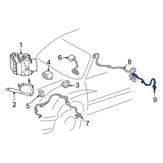 Toyota OE - Front Left ABS Wheel Speed Sensor