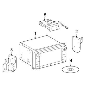 Toyota OE - Electrical - Navigation System Components (4.0L)