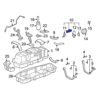 Toyota OE - Upper Fuel Tank Filler Neck