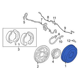 Toyota OE - Rear Brake Drum