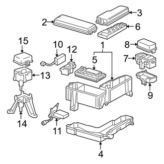 Toyota OE - Electrical Components (Under Hood), (Limited / SR5 Double Cab 4.7L)