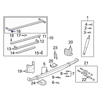 Toyota OE - Rear Leaf Spring Bushing