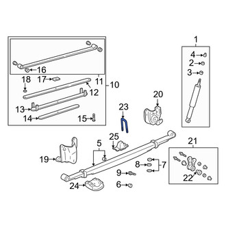Toyota OE - Leaf Spring Axle U-Bolt