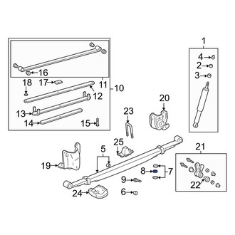 Toyota OE - Center Suspension Shock Absorber Mount Washer