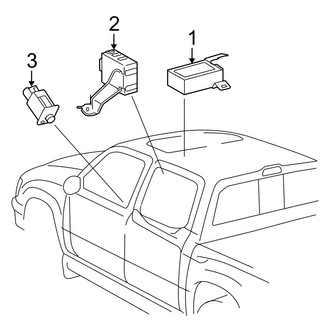 Toyota OE - Electrical - Tire Pressure Monitor Components (4.0L)