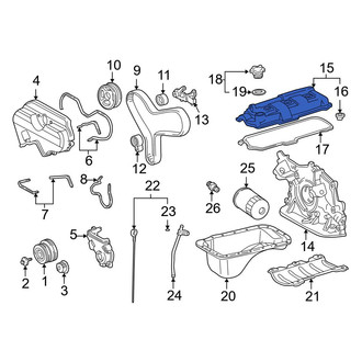 Toyota OE - Left Engine Valve Cover