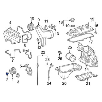 Toyota OE - Engine Harmonic Balancer Bolt