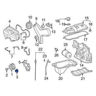 Toyota OE - Engine Crankshaft Pulley