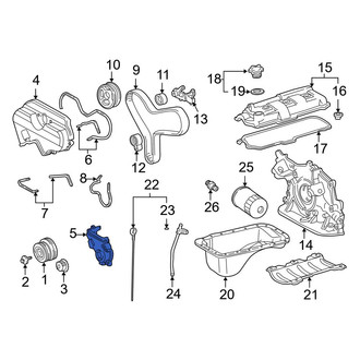 Toyota OE - Lower Engine Timing Cover