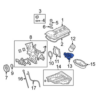 Toyota OE - Engine Oil Filter Adapter