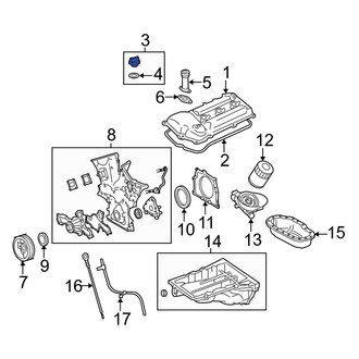 Toyota OE - Engine Oil Filler Cap
