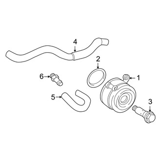 Toyota OE - Cooling - Oil Cooler (Engine), (3.4L)