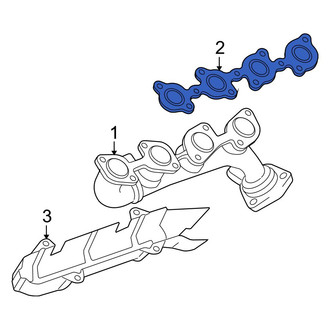 Toyota OE - Left Exhaust Manifold Gasket