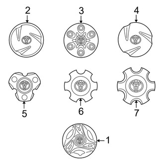 Toyota OE - Wheels - Covers & Trim (Access Cab)