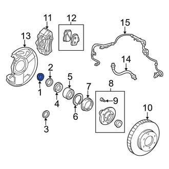 Toyota OE - Wheel Bearing Dust Cap