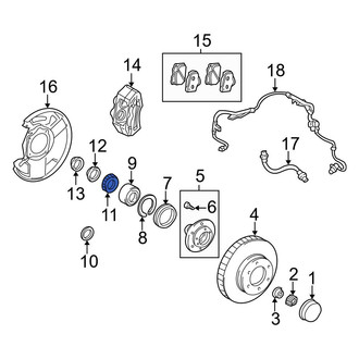 Toyota OE - Front Left ABS Wheel Speed Sensor Tone Ring