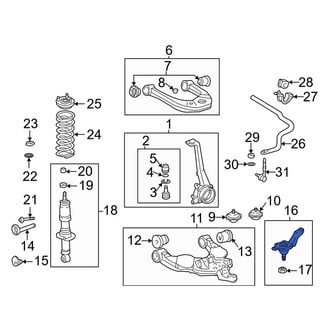 Toyota OE - Front Left Lower Suspension Ball Joint