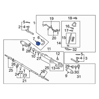 Toyota OE - Rack and Pinion Mount Bushing