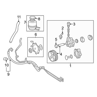Toyota OE - Steering Gear & Linkage - Pump & Hoses (4.0L)