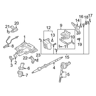 Toyota OE - Steering Column Assembly (With Tilt Wheel)