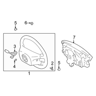 Toyota OE - Steering Wheel & Trim (With Cruise Control)