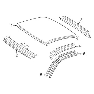 Toyota OE - Cab - Roof & Components (Regular Cab), (Regular Cab)