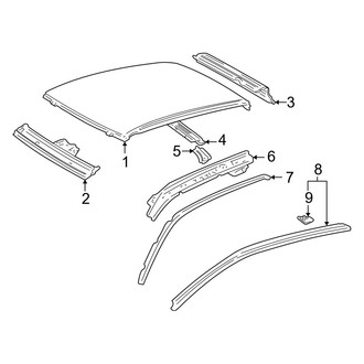Toyota OE - Cab - Roof & Components (Access Cab)