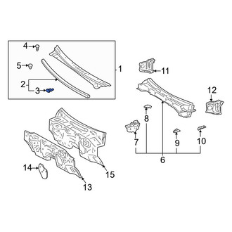 Toyota OE - Cowl Cover Clip