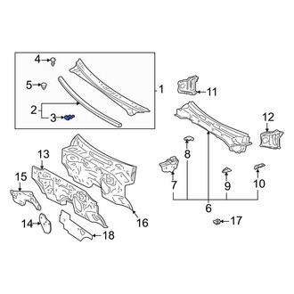 Toyota OE - Cowl Cover Clip