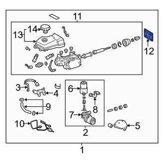 Toyota OE - Rear Power Brake Booster Gasket