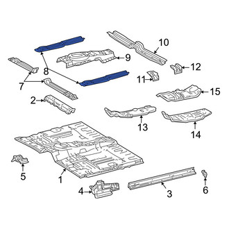 Toyota OE - Center Floor Pan Reinforcement