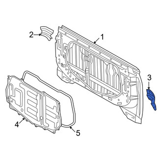 Toyota OE - Rear Left Upper Truck Cab Back Panel