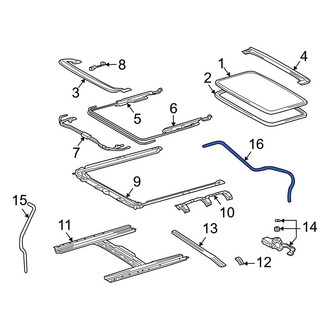 Toyota OE - Rear Sunroof Drain Hose