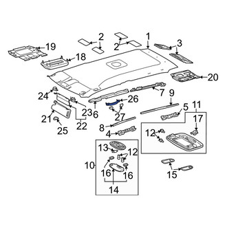 Toyota OE - Front Interior Grab Bar