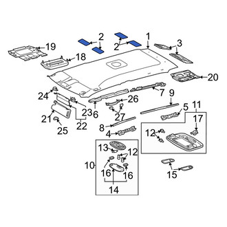 Toyota OE - Center Sound Absorber