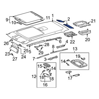 Toyota OE - Left Headliner Insulator