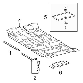 Toyota OE - Cab - Interior Trim (Rocker & Floor), (Double Cab)