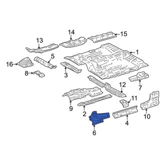 Toyota OE - Front Left Inner Rocker Panel