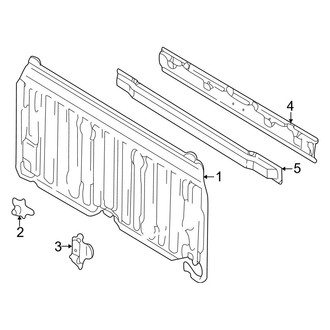 Toyota OE - Cab - Back Panel (Regular Cab), (Regular Cab)