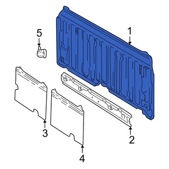 Toyota OE - Rear Truck Cab Back Panel