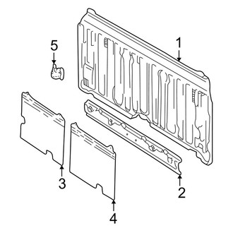 Toyota OE - Cab - Back Panel (Access Cab)