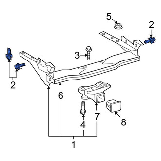 Toyota OE - Upper Trailer Hitch Receiver Bolt